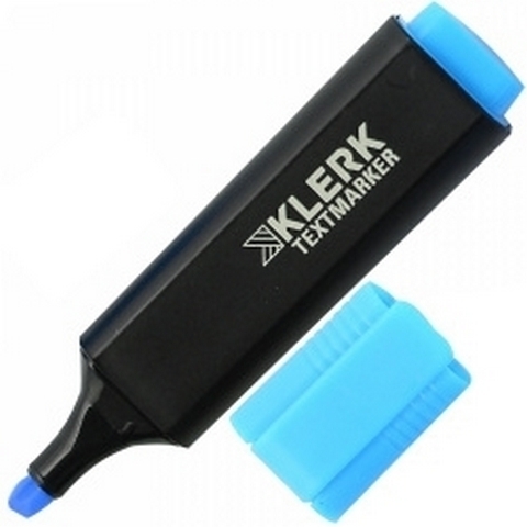 Текстовыделитель 1-5мм KLERK Basic 211859 голубой 1 Текстовыделитель 1-5мм KLERK Basic 211859 голубой