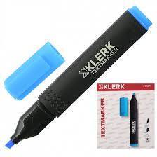 Текстовыделитель 1-4мм KLERK Basic 211875 голубой