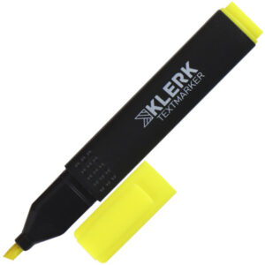 Текстовыделитель 1-4мм KLERK Basic 211877 желтый