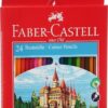 Карандаши цветные Faber-Castell, 24цв., заточен., картон, европодвес (12) 3 Карандаши цветные Faber-Castell, 24цв., заточен., картон, европодвес (12)
