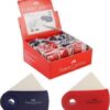 Ластик капля 54*25*11 Sleeve Mini каучук держатель пластиковый Faber-Castell 182411 ассорти 3 Ластик капля 54*25*11 Sleeve Mini каучук держатель пластиковый Faber-Castell 182411 ассорти