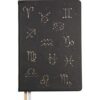 Ежедневник недатированный А5 искусственная кожа deVente 160л Horoscope черный, 2 ляссе, блок офс 2 Ежедневник недатированный А5 искусственная кожа deVente 160л Horoscope черный, 2 ляссе, блок офс
