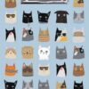 Планшет Hatber А5 CaTs с металлическим зажимом, матовый ламинированный картон 2 Планшет Hatber А5 CaTs с металлическим зажимом, матовый ламинированный картон