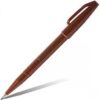 Фломастер-кисть Pentel Brush Sign Pen SES15C-E коричневый 2 Фломастер-кисть Pentel Brush Sign Pen SES15C-E коричневый
