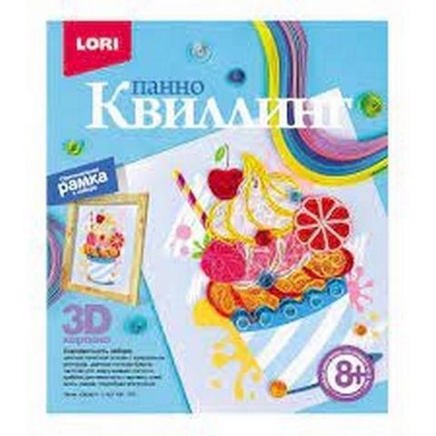 Набор для квиллинга Lori Панно Десерт 1 Набор для квиллинга Lori Панно Десерт