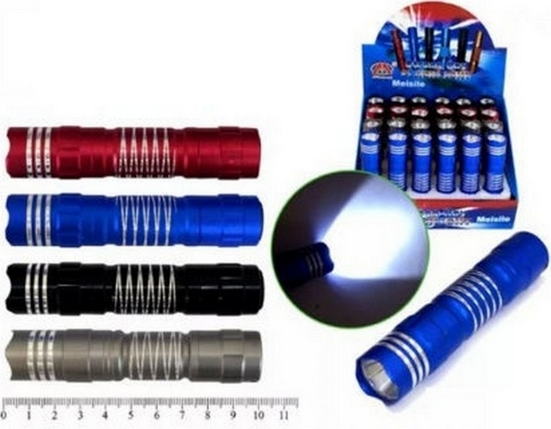 Фонарик 0711 Flash Light алюмин. ассорти 1 Фонарик 0711 Flash Light алюмин. ассорти