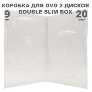 Коробка для 2 DVD slim 9мм