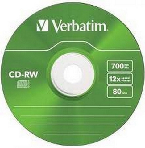 Диск CD-RW 700МБ 1 Диск CD-RW 700МБ
