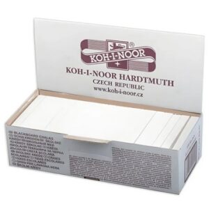 Мел белый KOH-I-NOOR (Чехия), набор 100 шт., квадратный,11150200000
