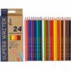 Карандаши цветные MARCO Superb Writer GOLD 24цв., шестигранные (6/120) (4100G-24CB) 2 Карандаши цветные MARCO Superb Writer GOLD 24цв., шестигранные (6/120) (4100G-24CB)