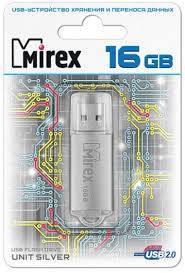 Флеш-диск Mirex 16GB Unit черный USB 2.0