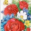 Конверт для денег Праздник 410 С Днем рождения! Букет цветов, 168*82мм, глянцевый УФ-лак, текст 3 Конверт для денег Праздник 410 С Днем рождения! Букет цветов, 168*82мм, глянцевый УФ-лак, текст