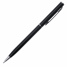 Ручка подарочная шариковая Brauberg Delicate Black , корпус черный, узел 1 мм, линия письма 0,7 мм,синяя, 141399