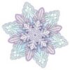 Украшение на скотче Праздник 065 Новогоднее- Снежинка, 96*96мм, скотч 3 Украшение на скотче Праздник 065 Новогоднее- Снежинка, 96*96мм, скотч