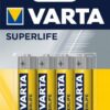 Батарейка LR03 Varta Super Life, 1.5В 4шт. в упаковке 2 Батарейка LR03 Varta Super Life, 1.5В 4шт. в упаковке