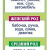 Карточка-шпаргалка (1-80) Род имени существительного Число имени существительного 2 Карточка-шпаргалка (1-80) Род имени существительного Число имени существительного