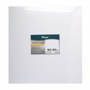Холст на картоне 50*50см 100% хлопок 280гр мелкое зерно Pinax 10.5050