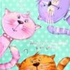 Записная книжка для девочек Феникс А5 48л Котики и горошек, обложка - 7БЦ, глянцевая ламинация, 2 Записная книжка для девочек Феникс А5 48л Котики и горошек, обложка - 7БЦ, глянцевая ламинация,