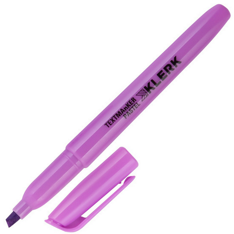 Текстовыделитель 1-5мм KLERK Macaroon Pastel 231709 сиреневый 1 Текстовыделитель 1-5мм KLERK Macaroon Pastel 231709 сиреневый