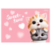 Клеенка для уроков труда, 35*50 см, Cute cats, КОКОС, 251003 3 Клеенка для уроков труда, 35*50 см, Cute cats, КОКОС, 251003