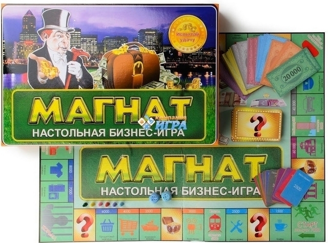 Игра настольная Задира Магнат 23*35см 1 Игра настольная Задира Магнат 23*35см
