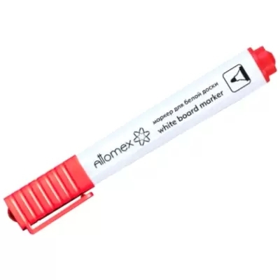 Маркер для сухостираемых досок ATTOMEX, 5мм, красный, пулевидный (5040600) 1 Маркер для сухостираемых досок ATTOMEX, 5мм, красный, пулевидный (5040600)