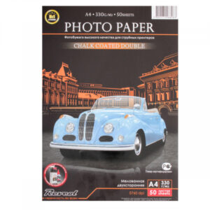 Фотобумага А4 330г/м2 001л. глянцевая одвусторонняя Revcol