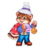 Плакат фигурный 50см год Тигра Мир открыток 0-25-5045А 2 Плакат фигурный 50см год Тигра Мир открыток 0-25-5045А