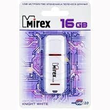 Флеш-диск Mirex 16GB Knight белый USB 2.0