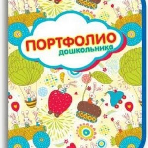 Папка-портфолио дошкольника карт лам 2 кольца А4 8 вкладышей на молнии Дошкольника 2017 ПТШ-1