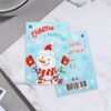Открытка-шильдик Счастья и радости! снежинки, 6х8,5 см 9948444 2 Открытка-шильдик Счастья и радости! снежинки, 6х8,5 см 9948444