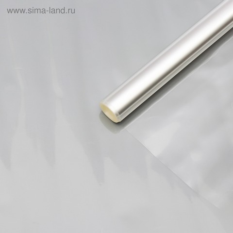 Пленка для цветов прозрачная 0,9 х 6,2 м, 200 г, 40 мкм 1332992 1 Пленка для цветов прозрачная 0,9 х 6,2 м, 200 г, 40 мкм 1332992
