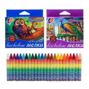 Карандаши восковые, масляные