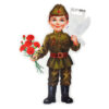 Плакат фигурный (мальчик с голубем) 0-35-23022А 2 Плакат фигурный (мальчик с голубем) 0-35-23022А