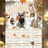 Плакат А2 (2026 календарь) Собаки. Три мушкетёра ПО-26-106 3 Плакат А2 (2026 календарь) Собаки. Три мушкетёра ПО-26-106