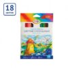 Карандаши цветные 18цв Гамма Классические шестигранные CP18_112025 европодвес картонная коробка 2 Карандаши цветные 18цв Гамма Классические шестигранные CP18_112025 европодвес картонная коробка