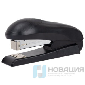 Степлер №24/6, №26/6 BRAUBERG UNIVERSAL+ , до 30 листов, полнозагрузочный,на 150 скоб, черный, 272719